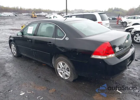 2007 Chevrolet Impala Ls z USA, uszkodzony, nr VIN 2G1WB58K279246824